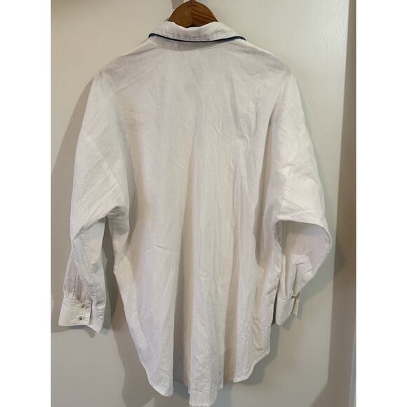 Vintage G.W. Division Of Graff Women's Size 16 Long Sleeve Western Blouse - Picture 4 of 6